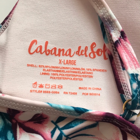 New Cabana seldom woman’s 2 piece swim wear sizeXL - Picture 4 of 4